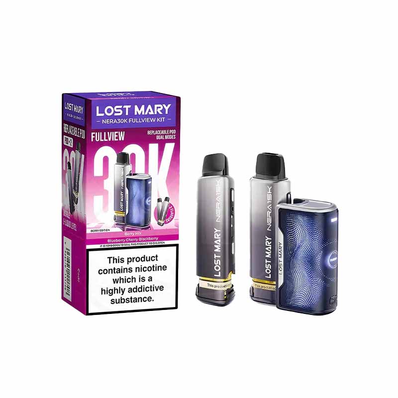 lost mary nera 30k fullview kit Lost Mary Nera 30k Fullview Prefilled Pod Kit