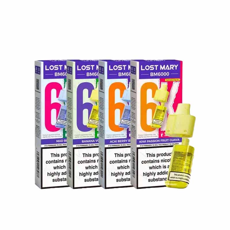 Lost Mary BM6000 Refill Pods Lost Mary BM6000 Refill Pods