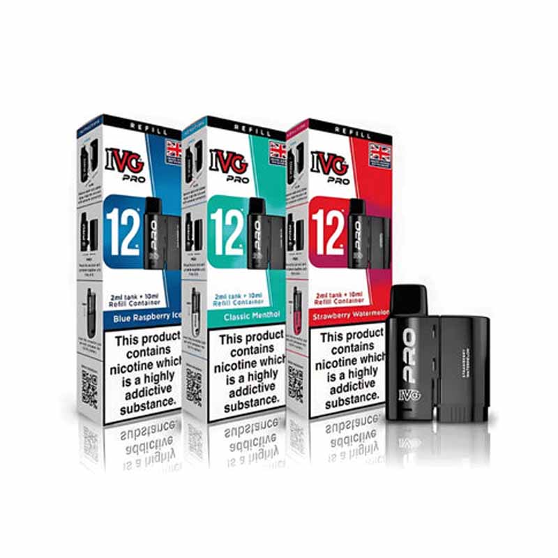 IVG Pro 12 Prefilled Refill Pods IVG Pro 12 Prefilled Refill Pods