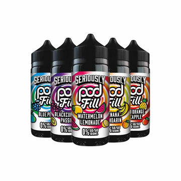Seriously Pod Fill 50/50 100ml Shortfill e-Liquid